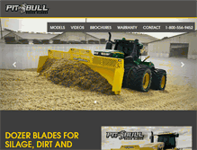 Tablet Screenshot of pitbullblades.com